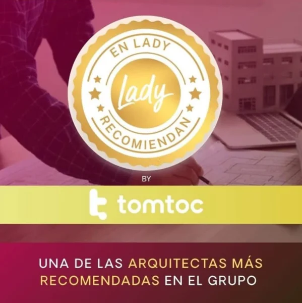 Insignia "En Lady recomiendan" otorgada por tomtoc